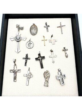 Sterling Silver Pendants Charm Lot 77 Grams Wear Scrap or Resell All XRF Tested